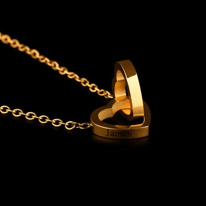 Corazón de Cupido con Collar Personalizado